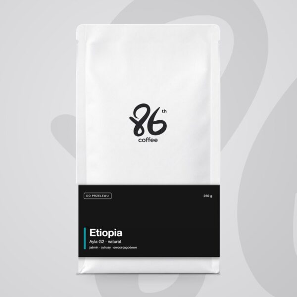 Kawa ziarnista 86th Etiopia Ayla G2, paczka 250 g
