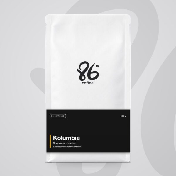 Kawa ziarnista 86th Kolumbia Coocentral, paczka 250 g